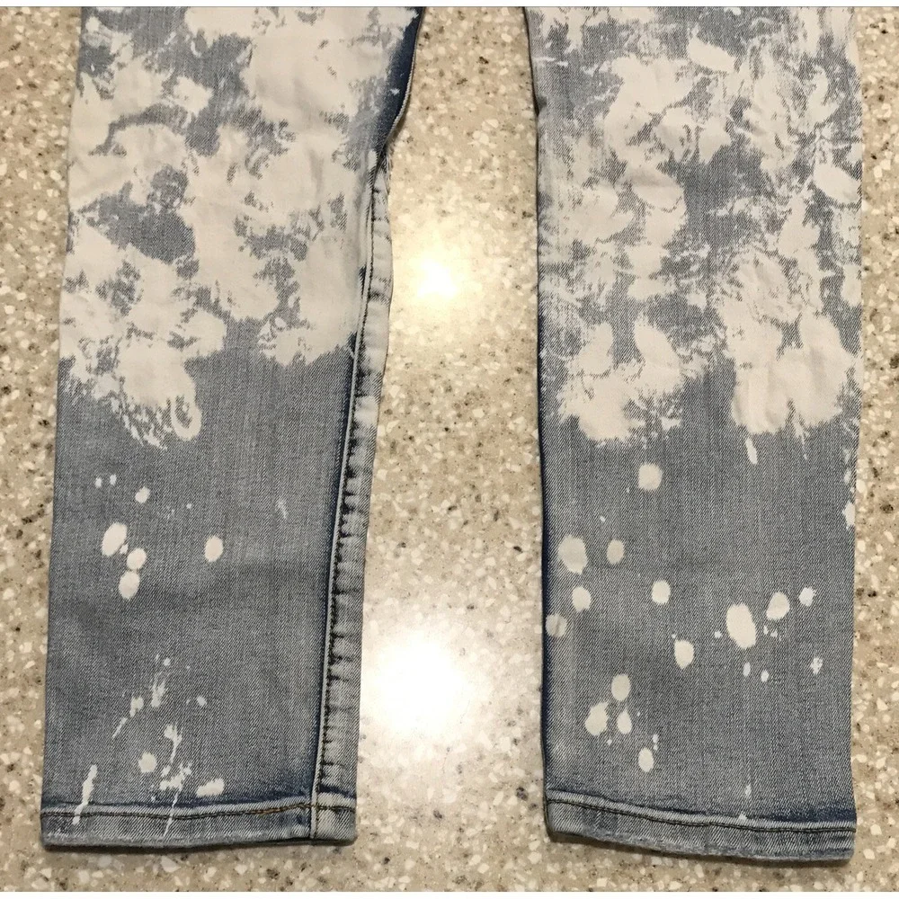 Dope Jeans Mens 28x28 Slim‎ Fit Button Fly 5-Pocket Stretch Flex Denim Blue